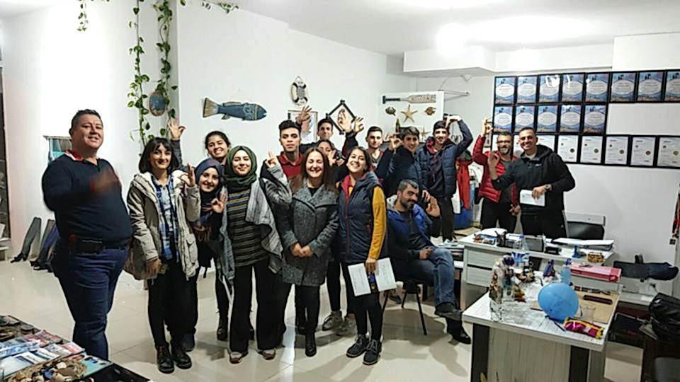 Mersin 112 Ekibi Dalış Eğitiminde